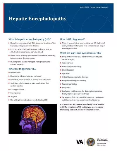 What is hepatic encephalopathy HE