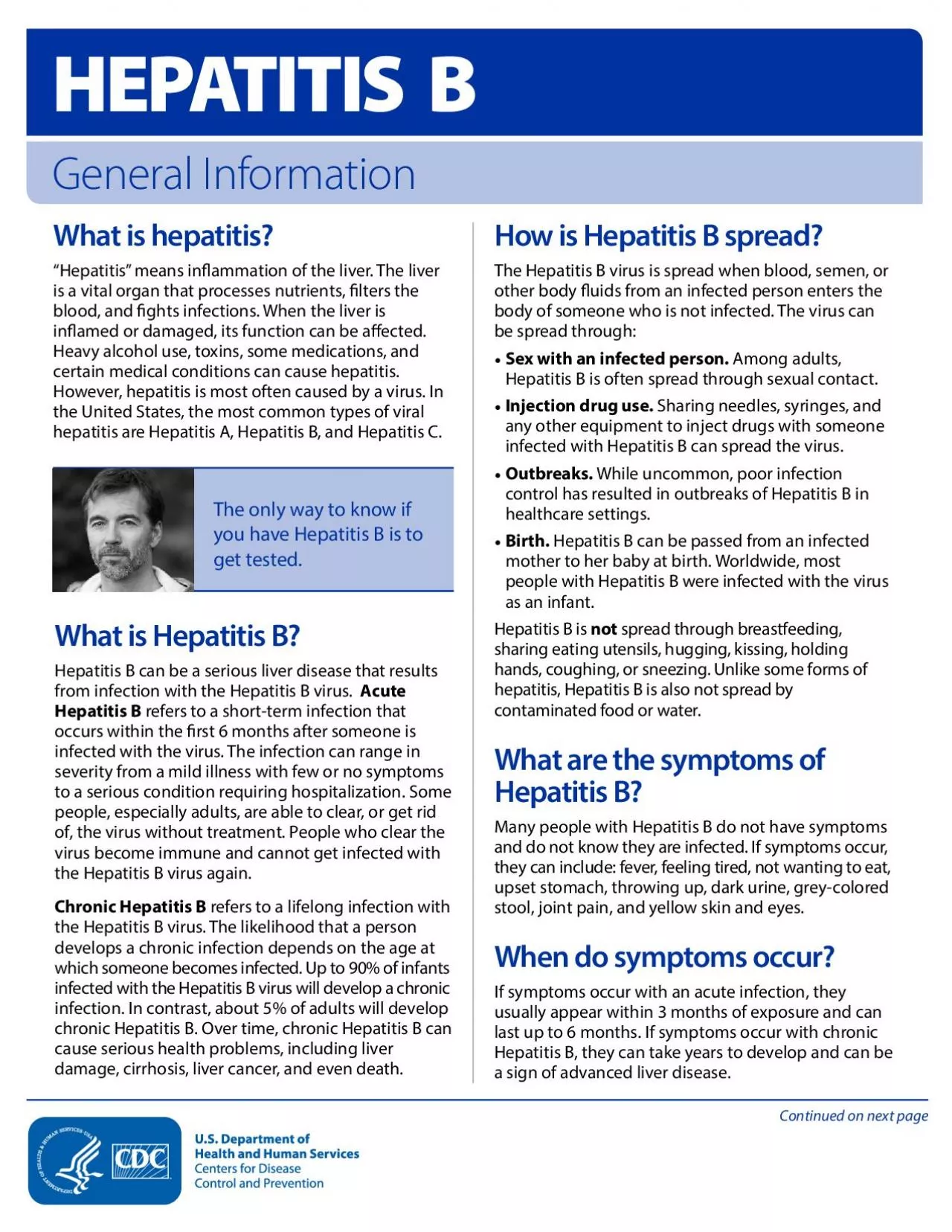 HEPATITIS BGeneral InformationWhat is hepatitis 147Hepatitis148
