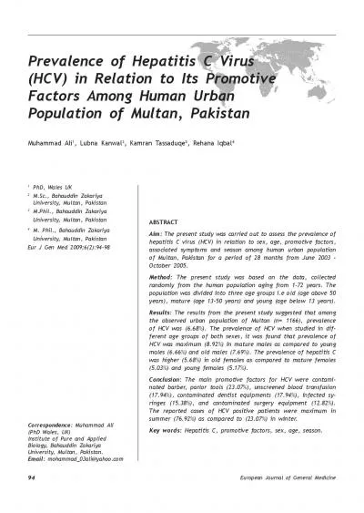 European Journal of General Medicine94