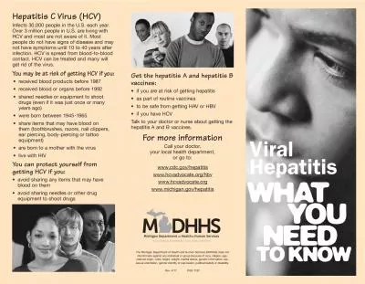 Hepatitis C Virus HCV