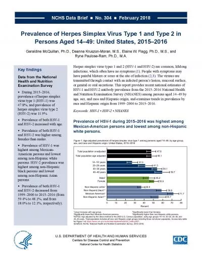 No 304  February 2018US DEPARTMENT OF HEALTH AND HUMAN SERVICESPrev