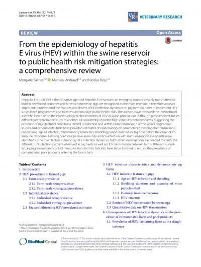 Page 2 of 15Salines et al Vet Res  2017 4831