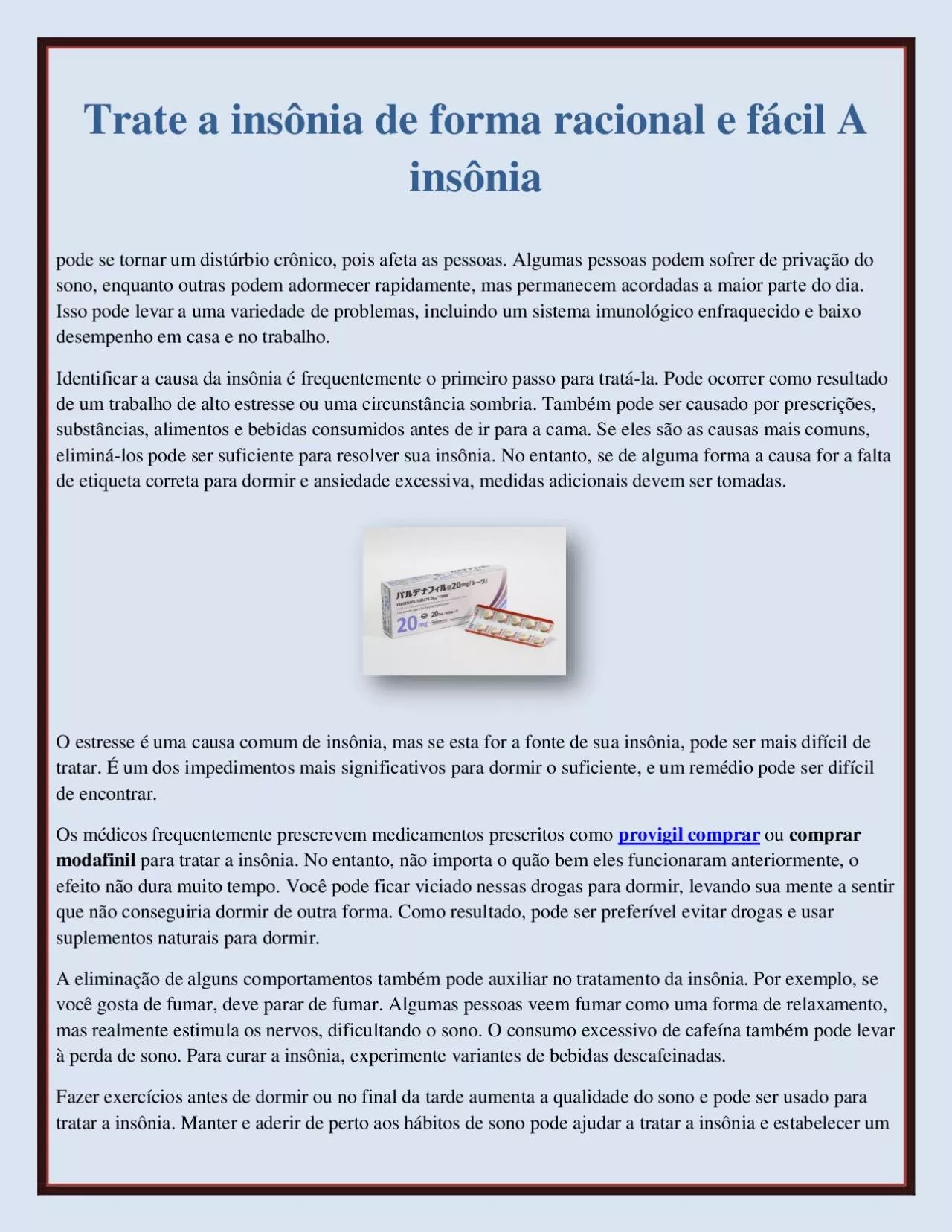 PDF-Trate a insônia de forma racional e fácil A insônia