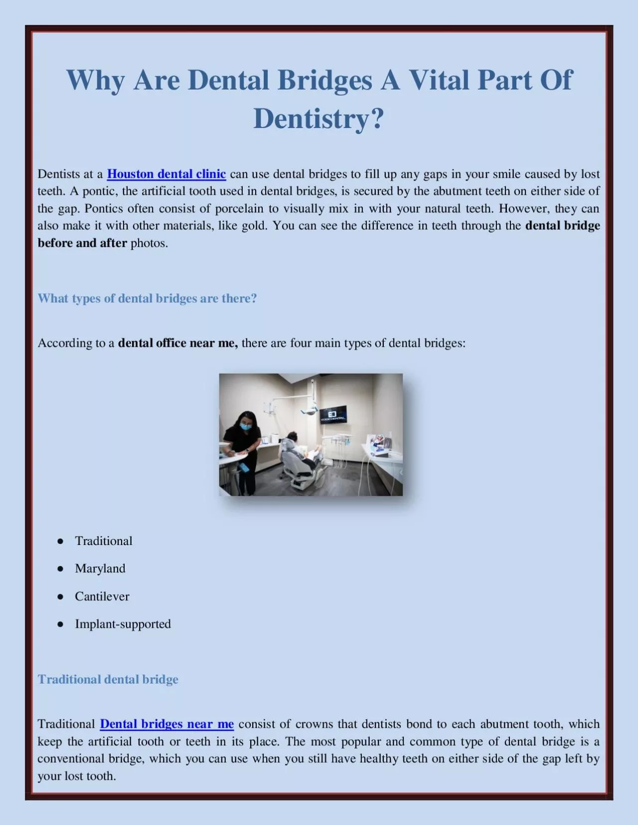 PDF-Why Are Dental Bridges A Vital Part Of Dentistry?