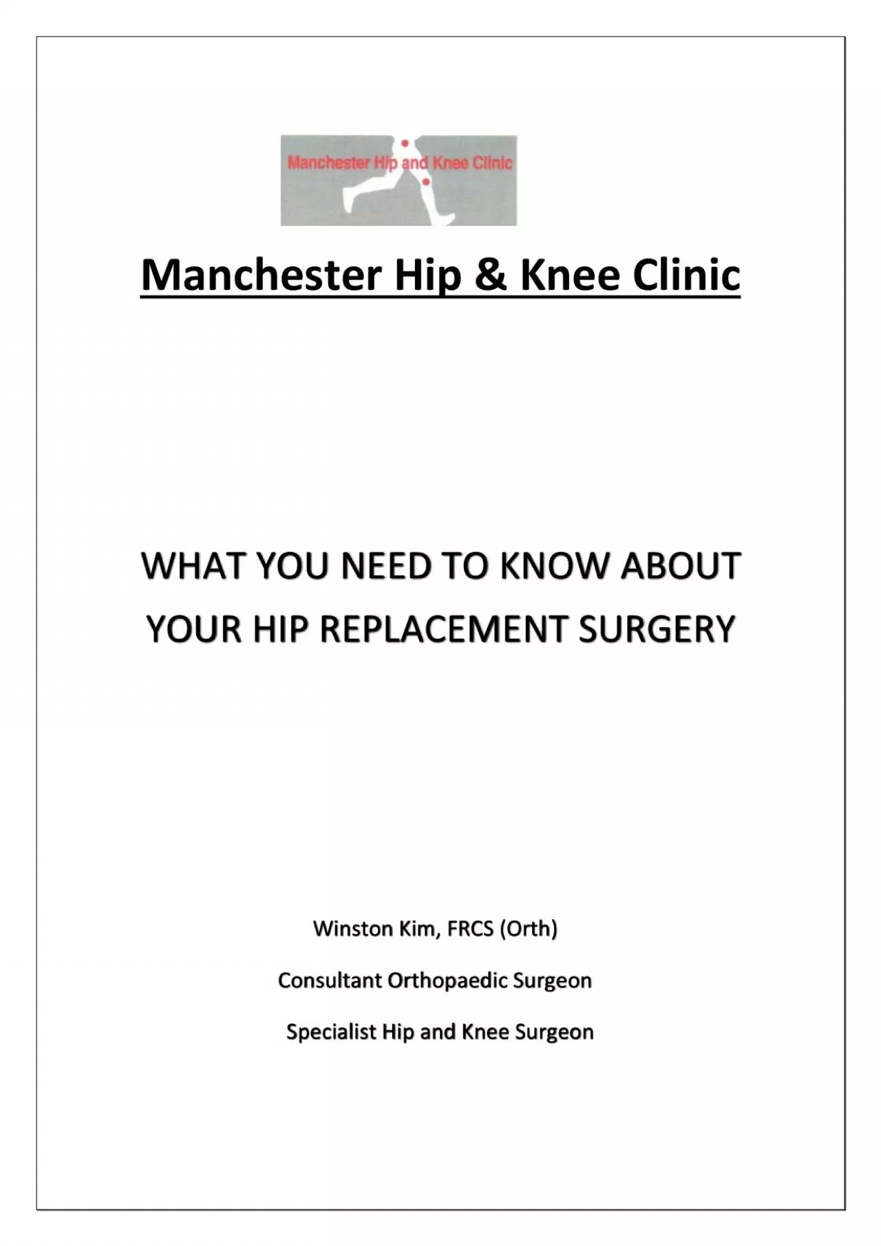 PDF-Manchester Hip Knee Clinic