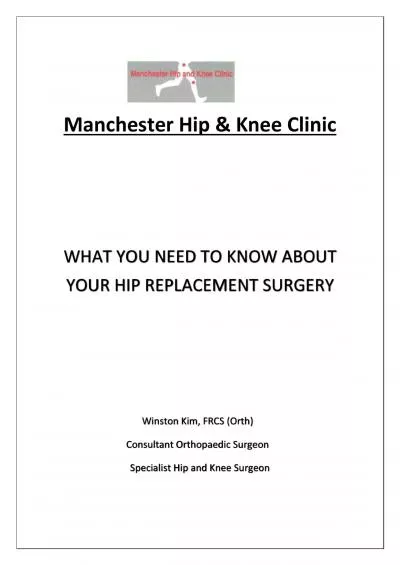 Manchester Hip  Knee Clinic