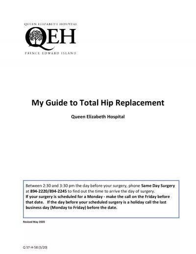 My Guide to Total Hip Replacement