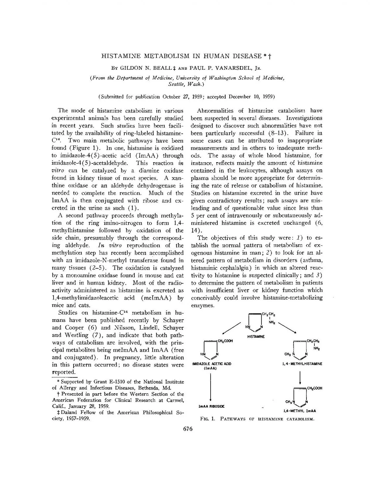 PDF-HISTAMINEMETABOLISMINHUMANDISEASEtBYGILDONNBEALLtANDPAULPVANARSDEL