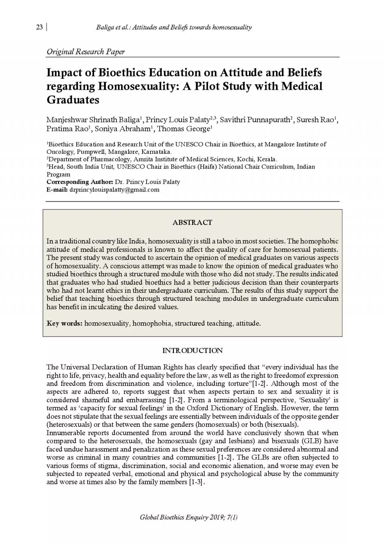 PDF-Baliga et al Attitudes and Beliefs towards homosexuality