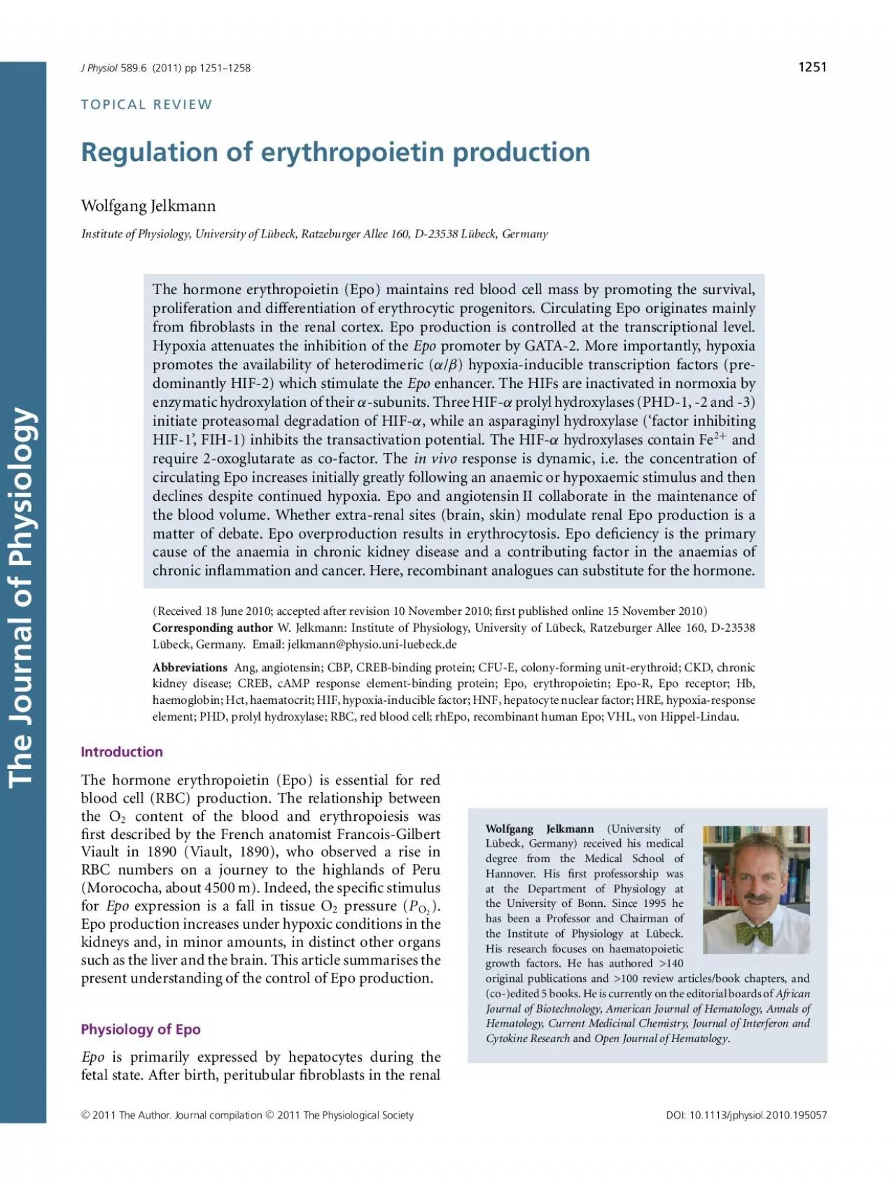 PDF-TheJournalofPhysiologyJPhysiol58962011pp12511258TOPICALREVIEWRegul