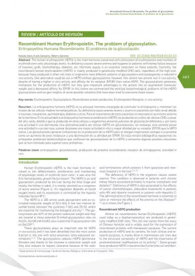 Recombinant Human Erythropoietin The problem of glycosylationEritrop