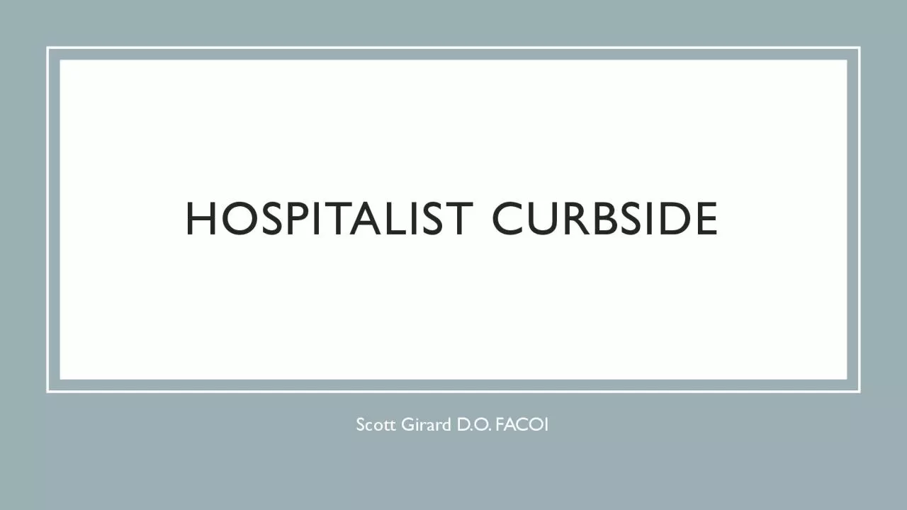 PDF-HOSPITALIST CURBSIDE