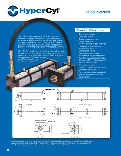 Available with the HPS4 and HPS 30 Series onlyModi31cations such