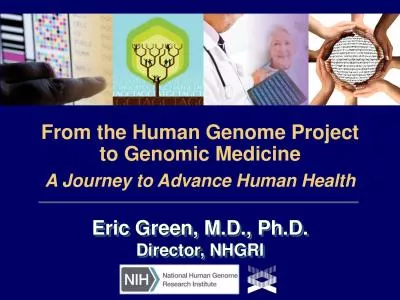 Advancing human health through genomics research