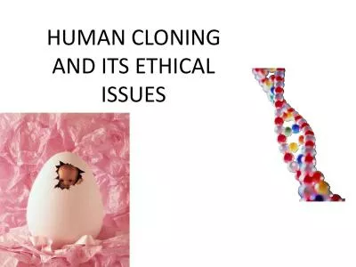 HUMAN CLONING