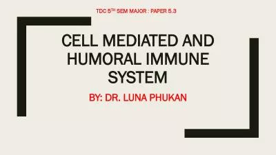 CELL MEDIATED AND
