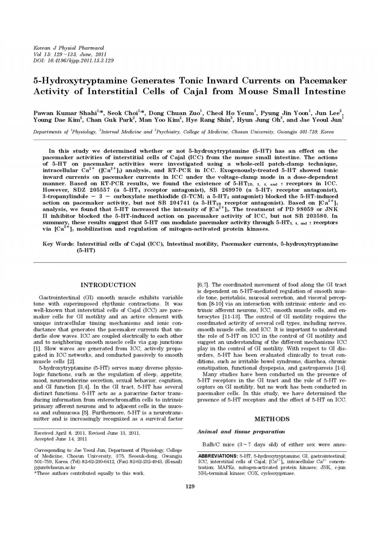 PDF-129Korean J Physiol PharmacolVol 15 129135 June 2011DOI 104196kj
