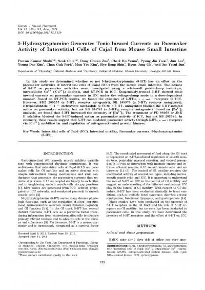 129Korean J Physiol PharmacolVol 15 129135 June 2011DOI 104196kj