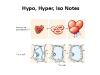 Hypo Hyper Iso Notes