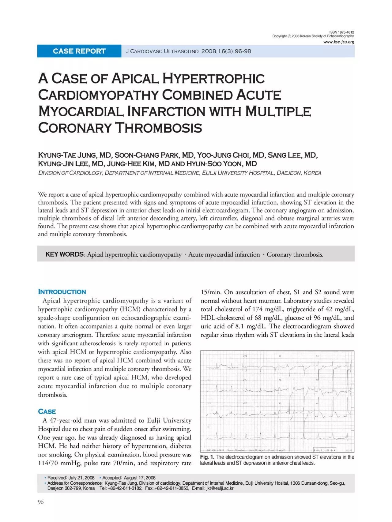 PDF-We report a case of apical hypertrophic cardiomyopathy combined with a