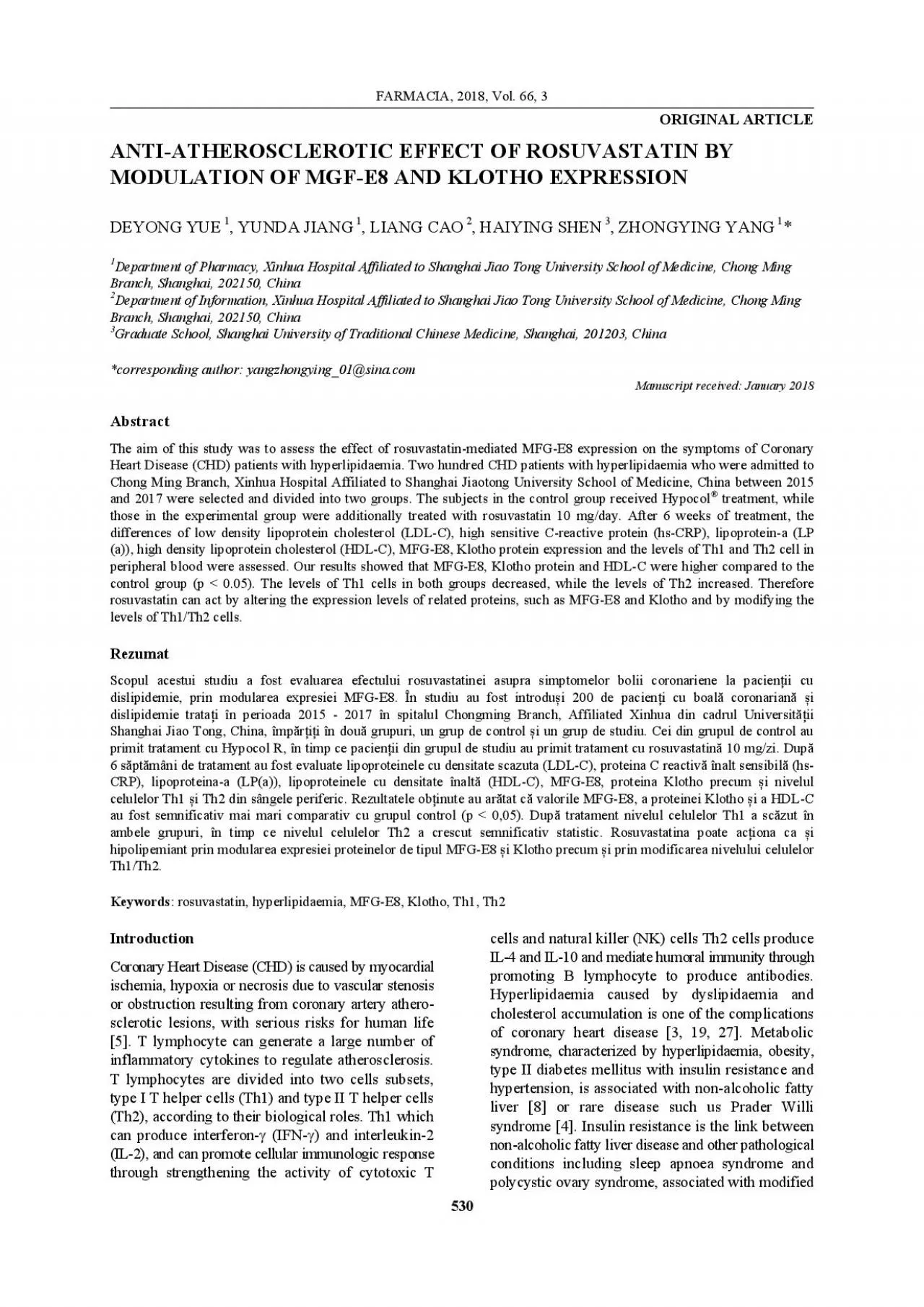 PDF-HAIYING SHEN 3 ZHONGYING YANG 1 1Department of Pharmacy Xinhua H