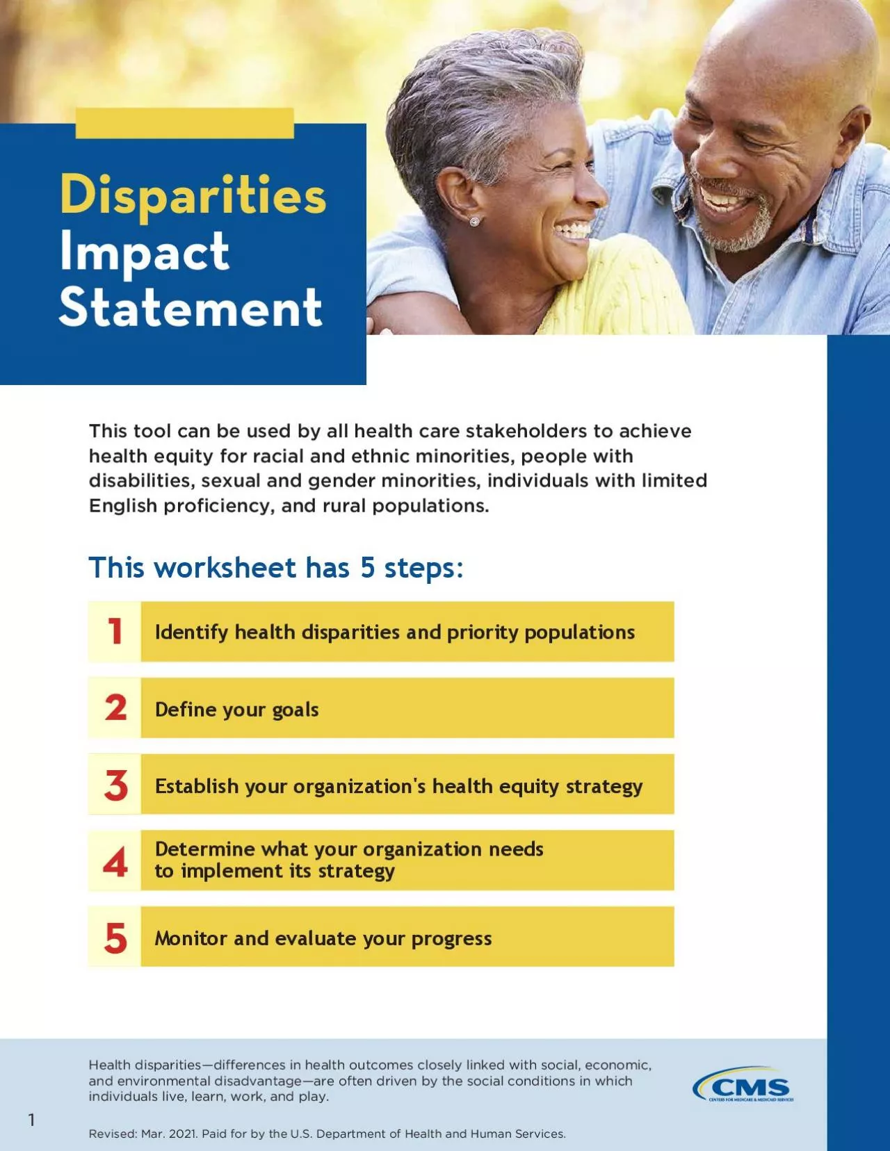 PDF-Identify health disparities and priority populations