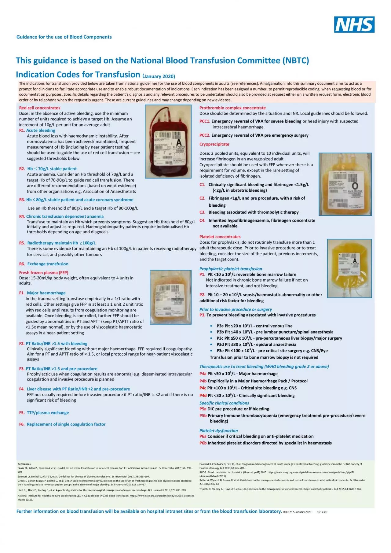 PDF-Guidance for the use of Blood Components