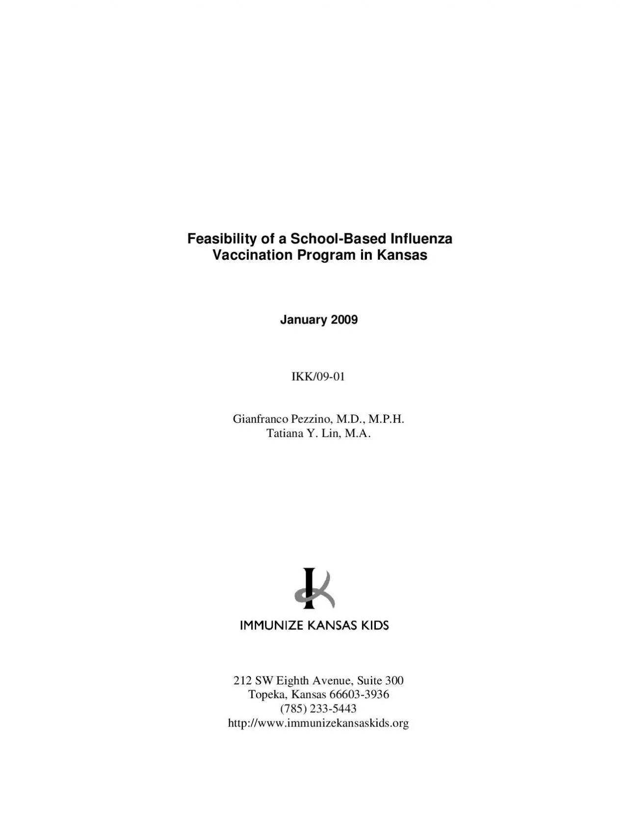 PDF-Feasibility of a SchoolBased Influenza January 2009 212 SW Eigh