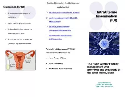 Guidelines for IUI