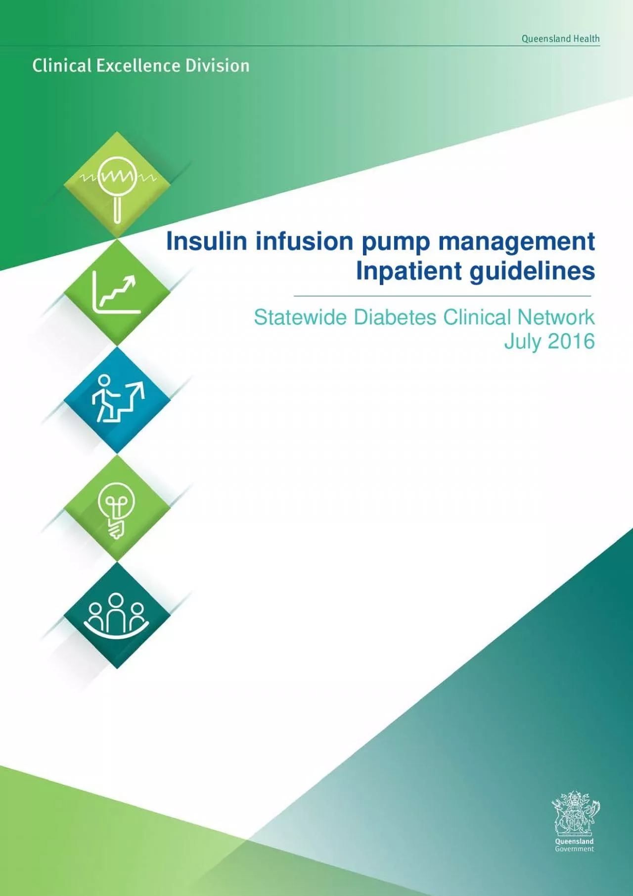 Insulin infusion pump managementInpatient guidelinesStatewide Diabetes