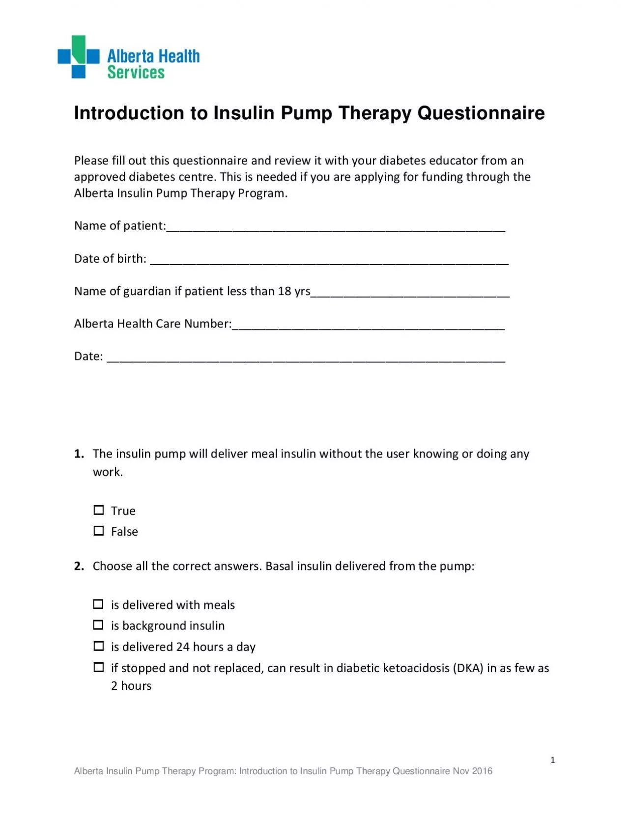 PDF-Alberta Insulin Pump Therapy Program Introduction to Insulin Pump The