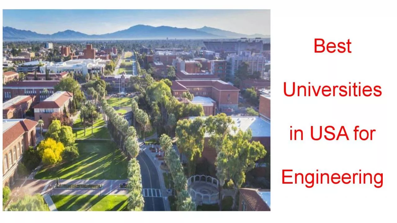 Best Universities in USA for Engineering