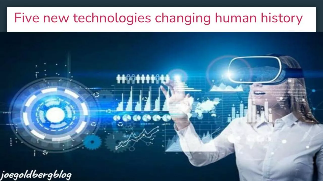 PDF-Five new technologies changing human history