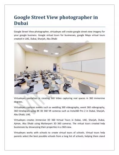 Google Street View photographer in Dubai