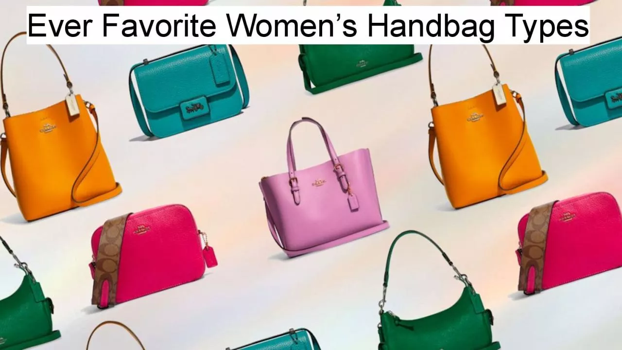 PDF-Ever Favourite Women’s Handbag Types