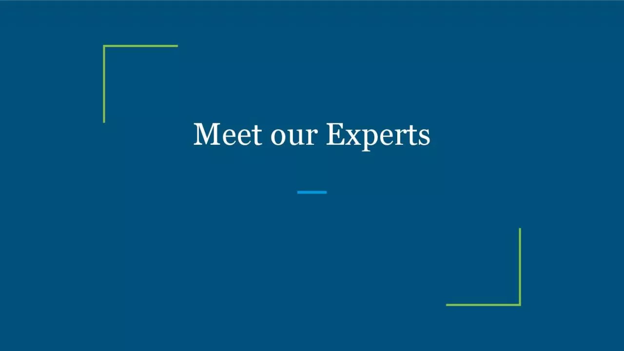 PDF-Meet our Experts