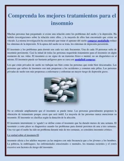 Comprenda los mejores tratamientos para el insomnio