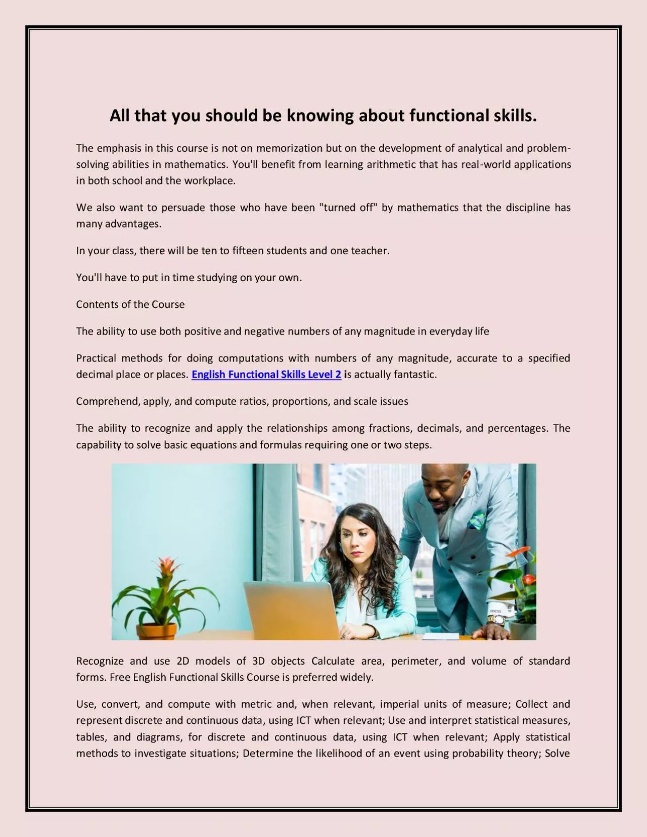 PDF-All that you should be knowing about functional skills.