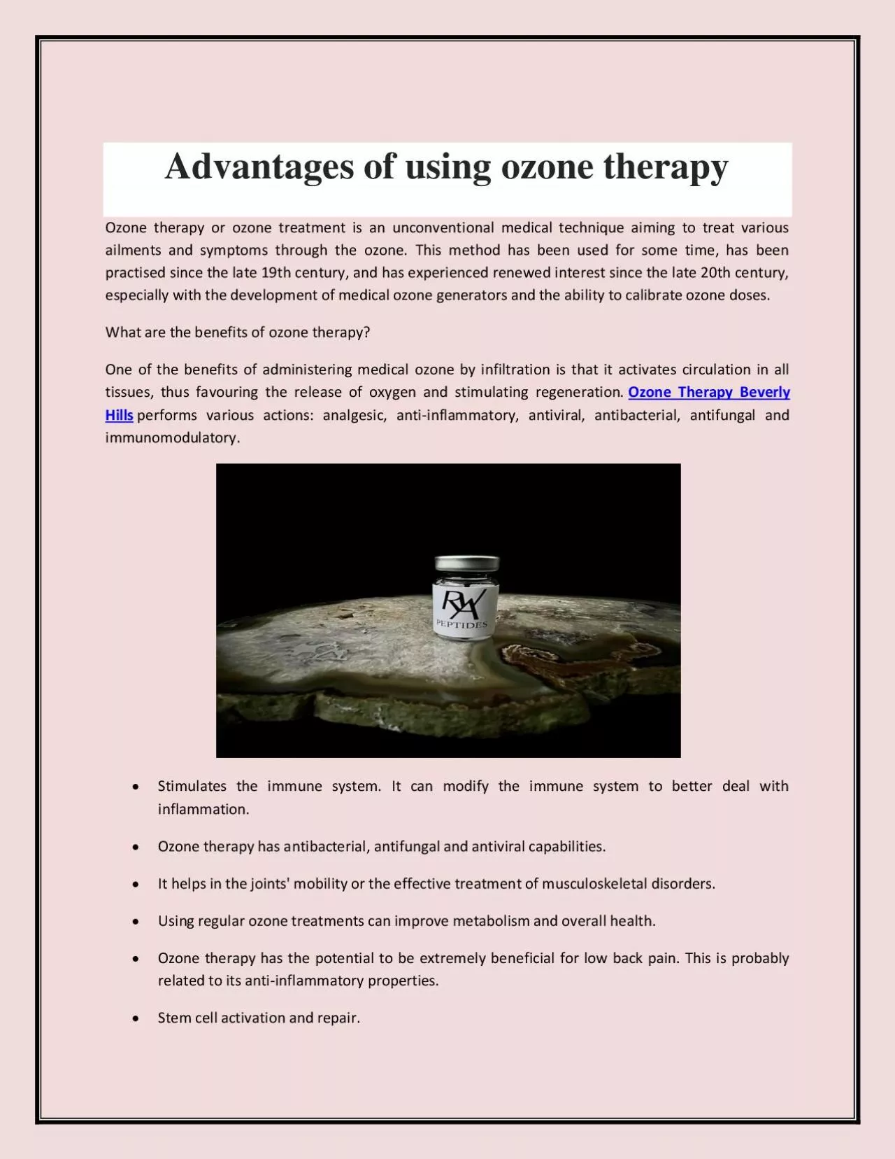 PDF-Advantages of using ozone therapy