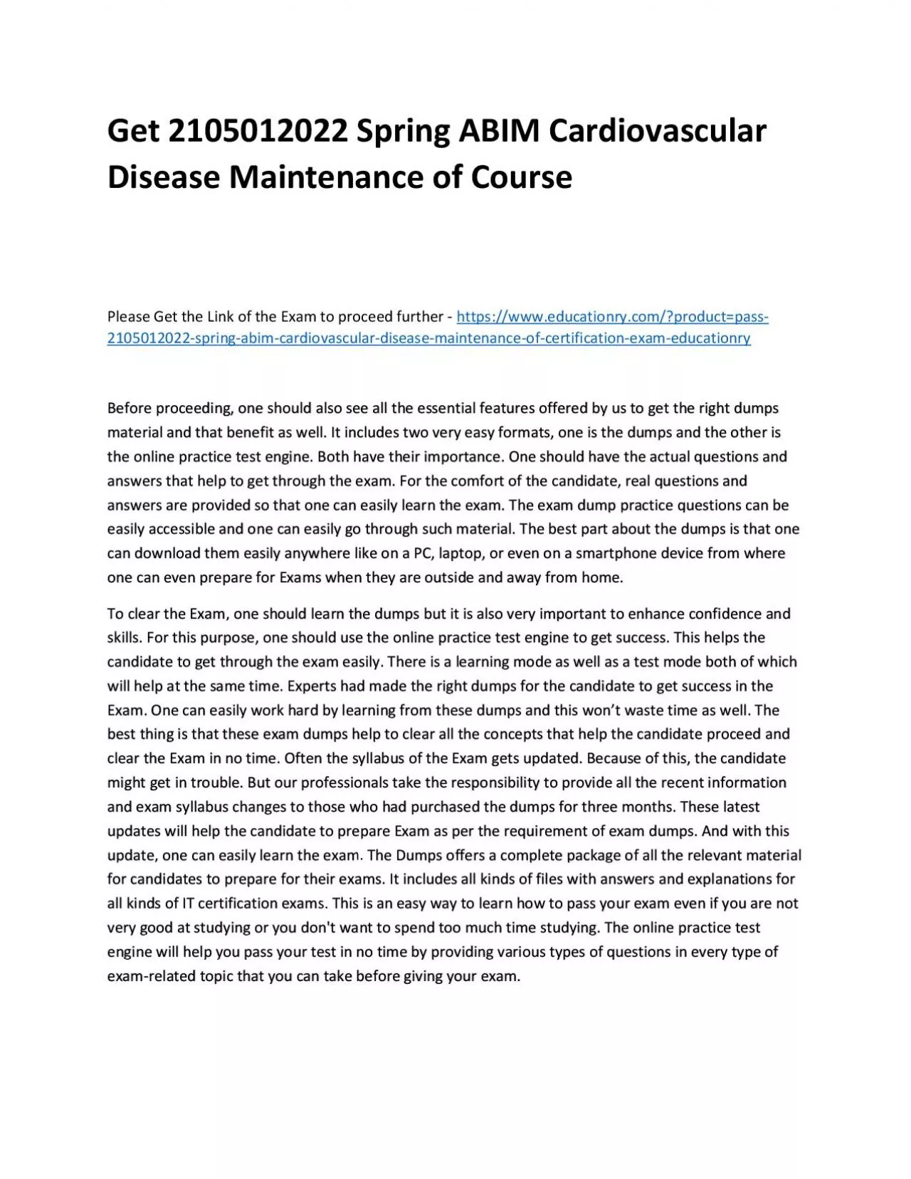 PDF-2105012022 Spring ABIM Cardiovascular Disease Maintenance