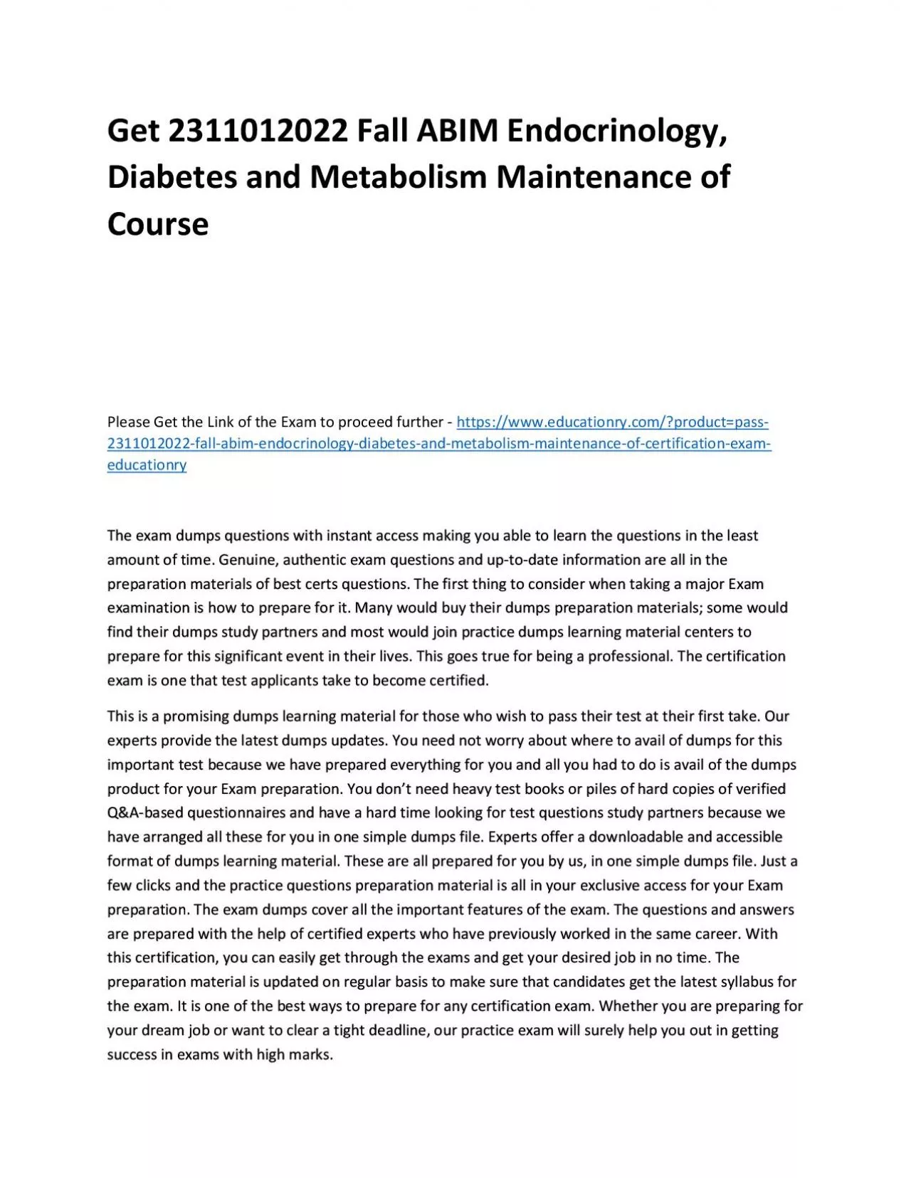 PDF-2311012022 Fall ABIM Endocrinology, Diabetes and Metabolism Maintenance