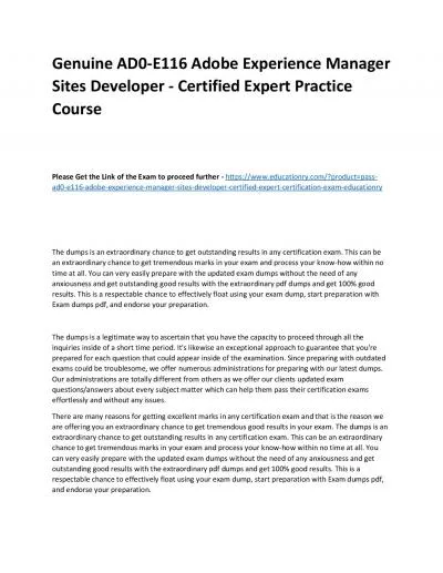 Genuine AD0-E710 Adobe Commerce Front-End Developer Expert Practice Course