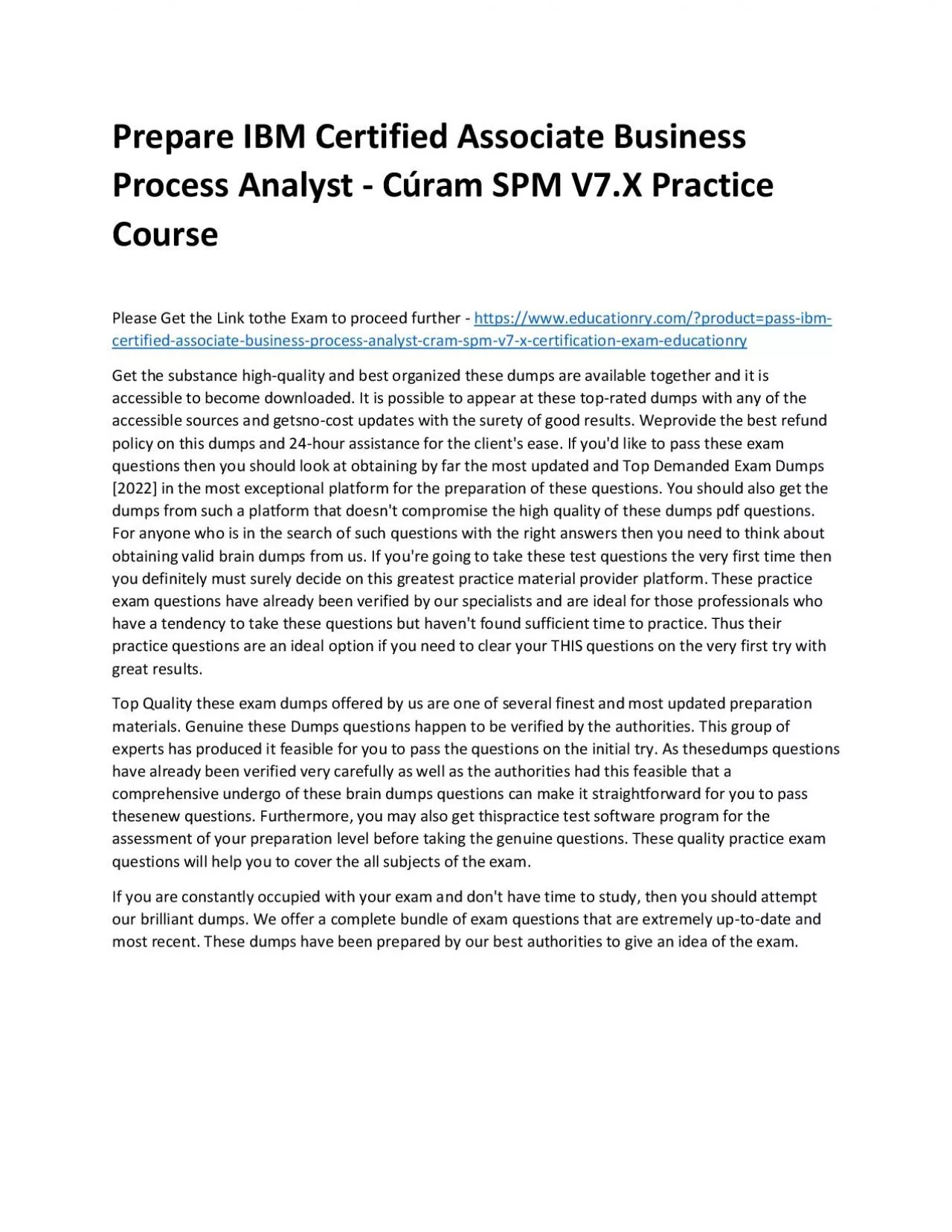 C7010-014: IBM Certified Associate Business Process Analyst - Cúram SPM V7.X