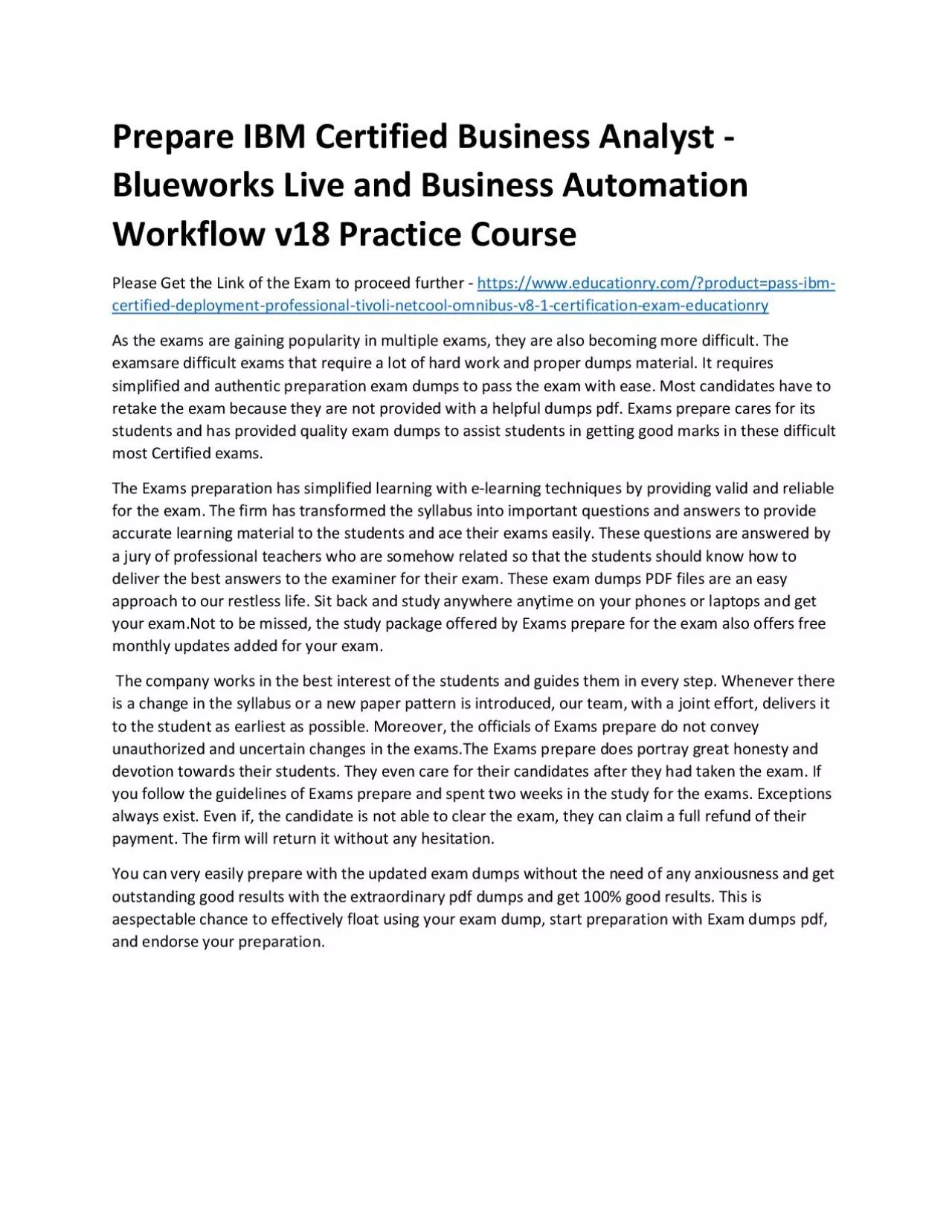 C1000-043: IBM Certified Business Analyst - Blueworks Live and Business Automation Workflow