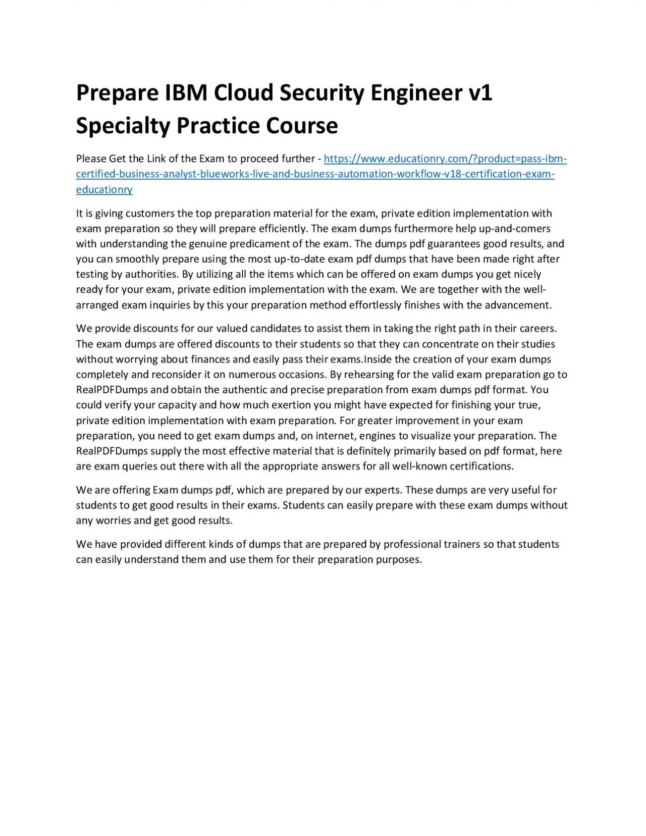 PDF-S2000-012: IBM Cloud Security Engineer v1 Specialty