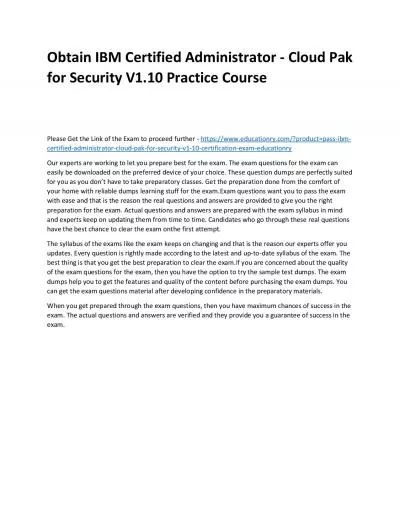 C1000-153: IBM Certified Administrator - Cloud Pak for Security V1.10