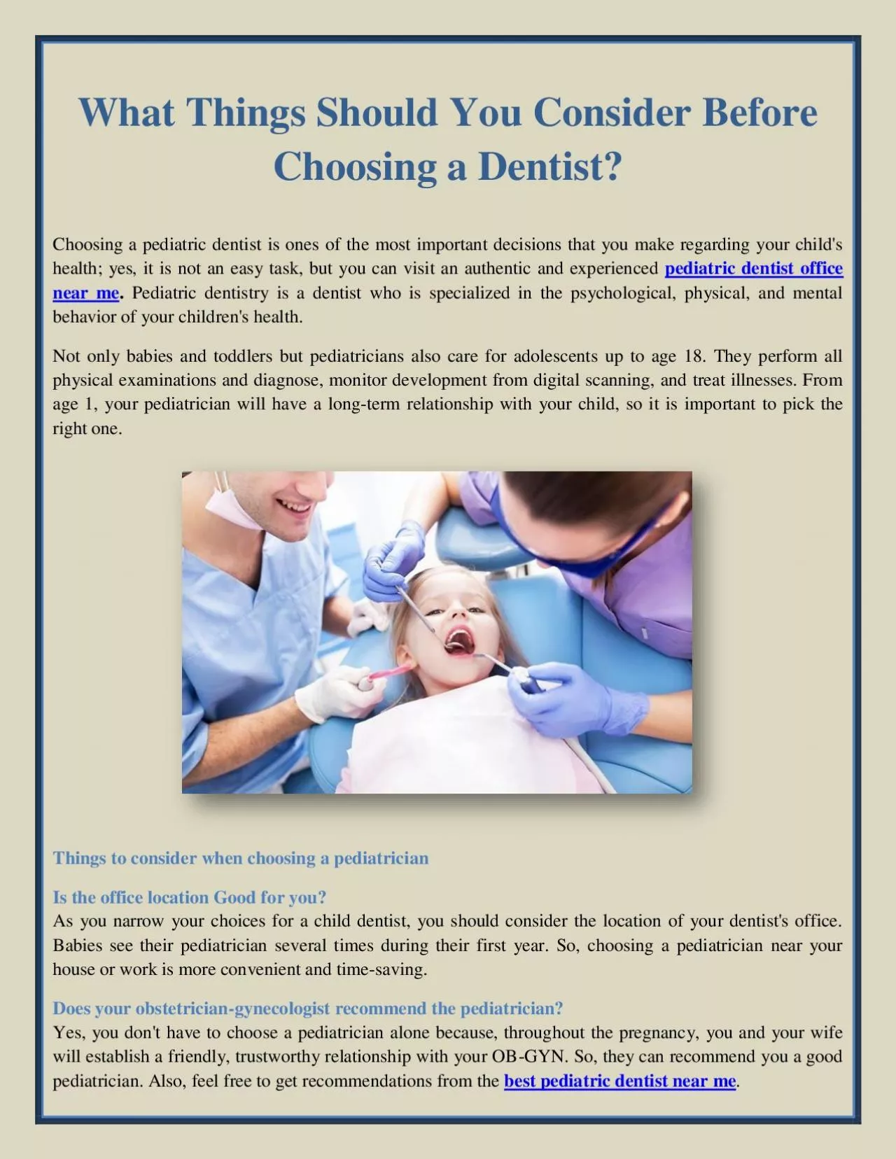 PDF-What Things Should You Consider Before Choosing a Dentist?