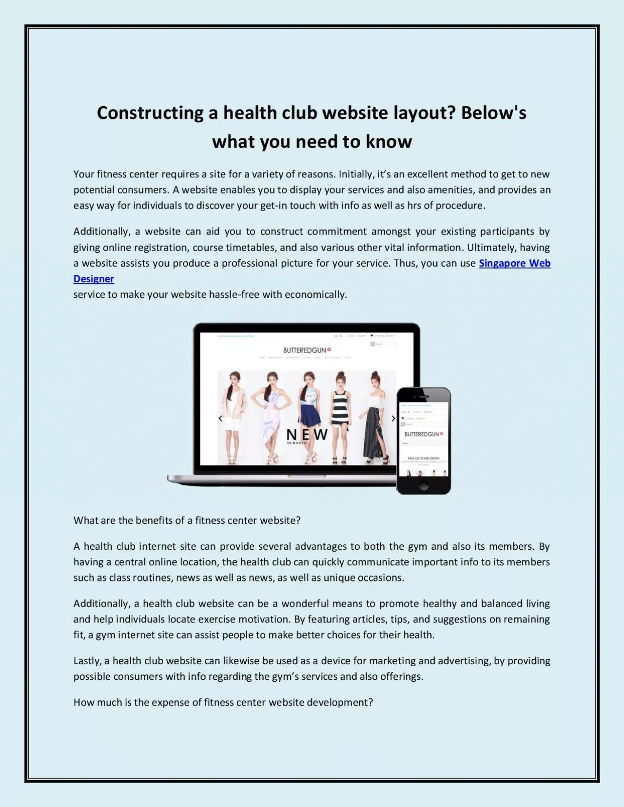 PDF-Constructing a health club website layout? Below\'s what you need to know