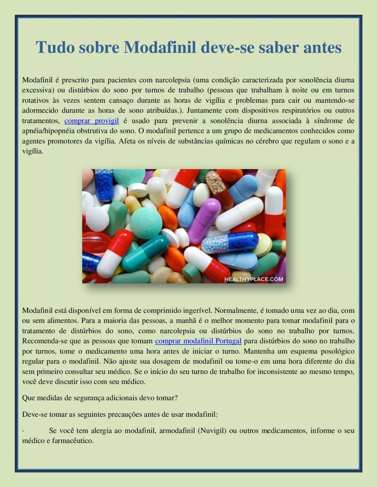 PDF-Tudo sobre Modafinil deve-se saber antes