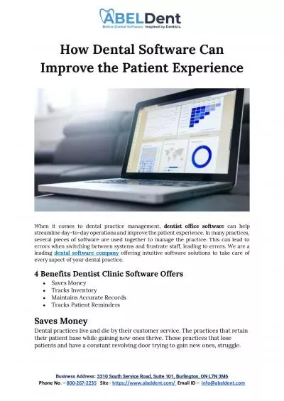 How Dental Software Can Improve the Patient Experience